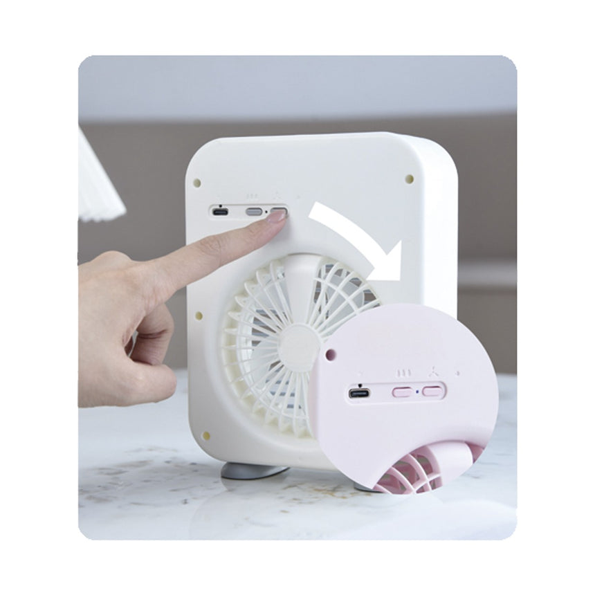 Ventilador de sobremesa AJP Bruma verde menta Ø13cm 16050 — vista 5