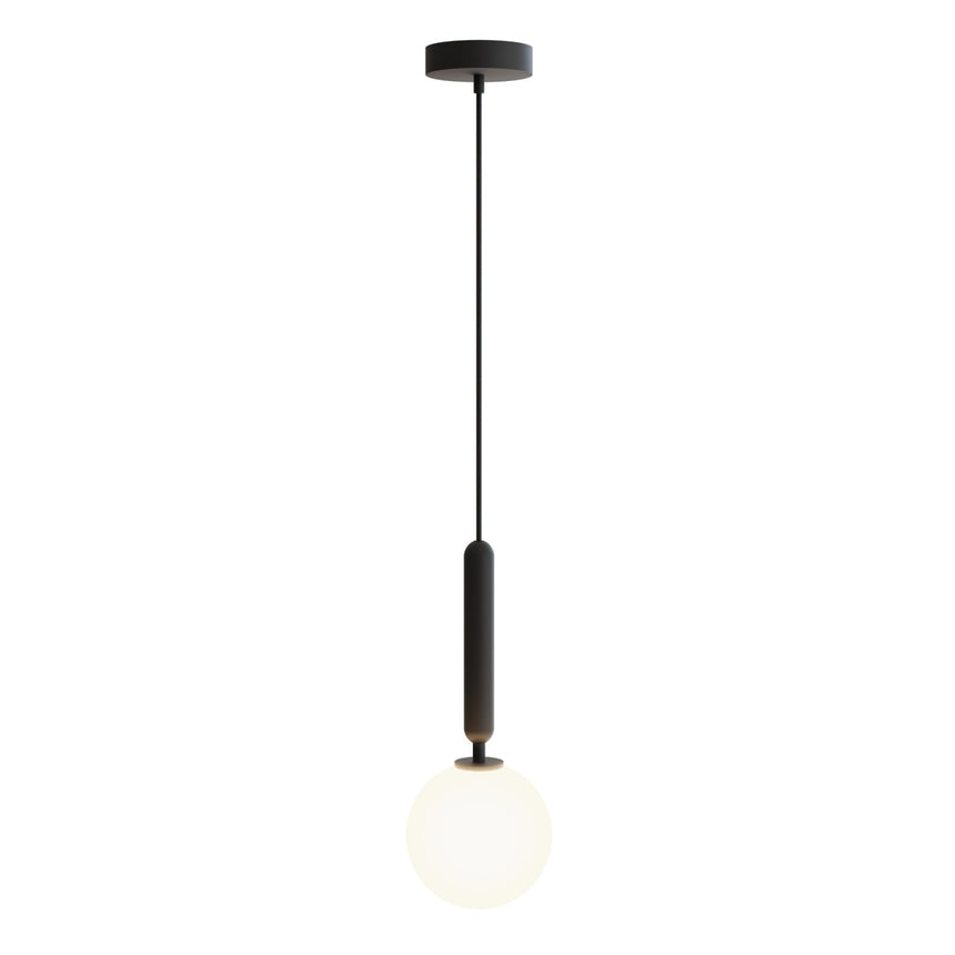 Sulion Musa Lámpara de techo colgante bola de vidrio negro 2180960