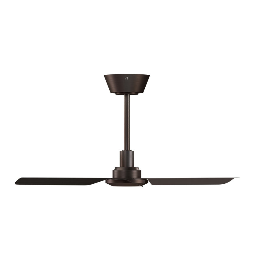 Ventilador de techo Sulion Nox 90cm marrón motor DC con mando — vista 3