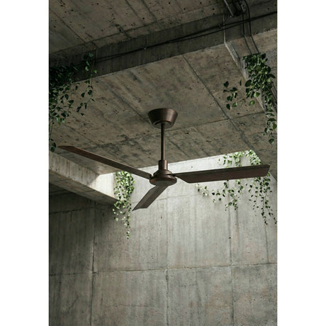 Ventilador de techo Sulion Nox 132cm marrón motor DC con mando — vista 3