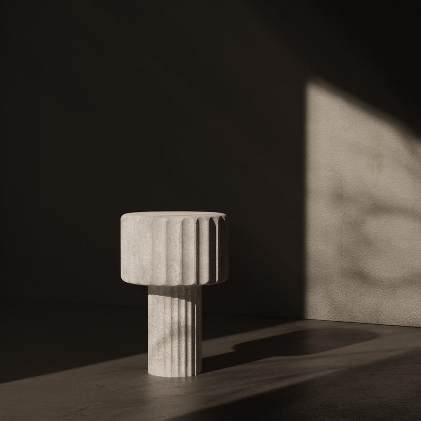 Lámpara de sobremesa Sulion Olimpia LED E27 2 luces hormigón 40W 2178370