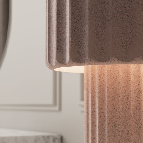 Lámpara de sobremesa Sulion Olimpia LED E27 2 luces hormigón 40W 2191294