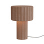 Lámpara de sobremesa Sulion Olimpia E27 2 luces hormigón para dormitorio y salón rojo — ref. 2191294 (1)