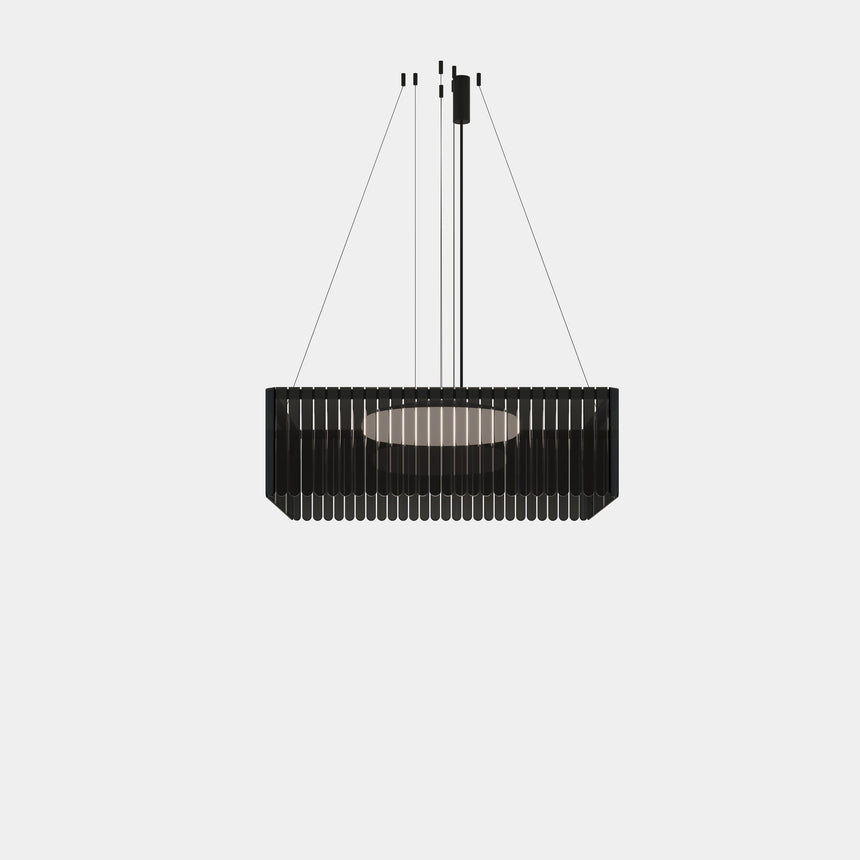 Lámpara de techo colgante LedsC4 Scarlett Square Pendant Individual x SQPI-C00-LC0000-OSV
