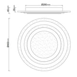 AJP PLAFON LED GALET BLANCO 38W 4000K AJP11502