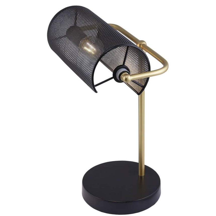 AJP BUFETE 10838 portátil batería BUFETE NEGRO Y DORADO 1 X 40W E-14