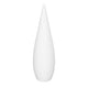 Trio Palmas Lámpara de pie exterior LED de plástico blanco R45101901
