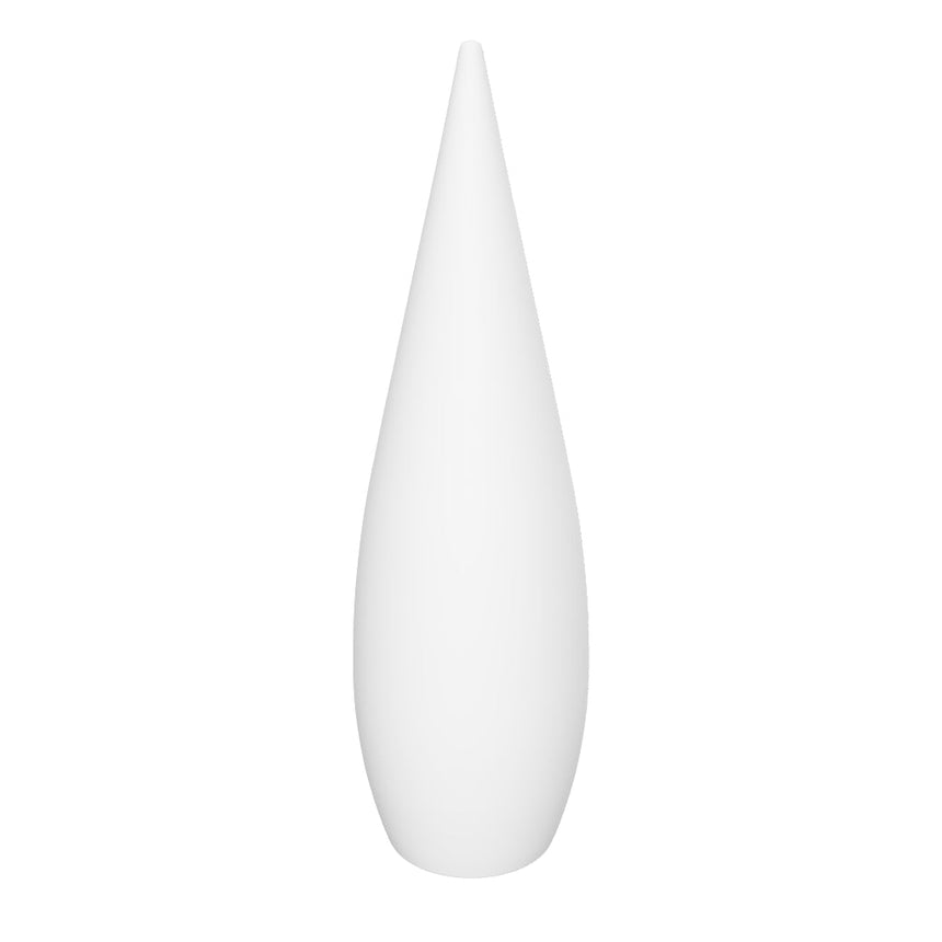 Trio Palmas Lámpara de pie exterior LED de plástico blanco R45101901