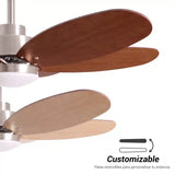 Sulion RAINBOW Ventilador de techo madera palas reversibles con luz 1694512