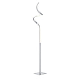 Trio Course Lámpara de pie LED de metal níquel mate R42051107