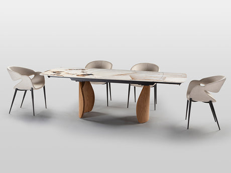 Schuller Alana 433570, mesa extendida con sillas de ambiente