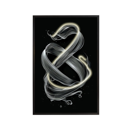 Cuadro con luz LED Schuller Cinetic negro 80x120cm 301381 - vista de ambiente