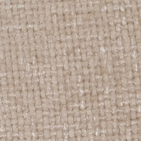 Silla IXIA 612644 tapizada crema con estructura metálica oscura, textura del tejido