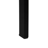 Silla IXIA 612644 tapizada crema con estructura metálica oscura, detalle de la pata