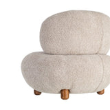 Vista trasera del sillón IXIA 616940 beige
