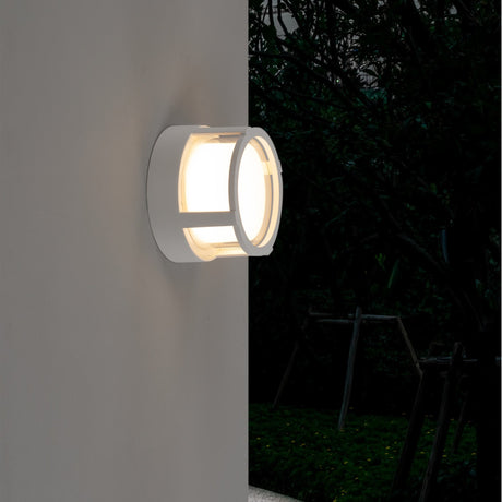 Aplique de exterior Mantra Creek LED 15W CCT IP65 blanco 8855 - vista lateral