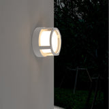 Aplique de exterior Mantra Creek LED 15W CCT IP65 corten 8856 - vista lateral