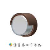 Aplique de exterior Mantra Creek LED 15W CCT IP65 corten 8856 - instalación