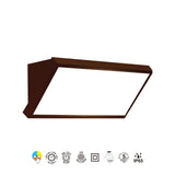 Aplique de exterior Mantra Creek LED 20W CCT IP65 corten 8862 - instalación