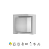 Aplique de exterior Mantra Creek LED 15W IP65 blanco 8864 - instalación