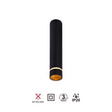 Foco superficie Mantra Split Mini GU10 negro 8881 - instalación