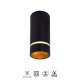 Foco superficie Mantra Split GU10 negro 8885 - instalación