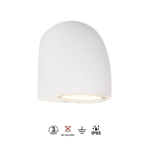 Aplique de exterior Mantra Baldy GU10 IP65 blanco 9109 - instalación