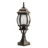 Fabrilamp Caelum Sobremuro Exterior Aluminio 1xe27 Neg/oro  49x16x16 Cm  Ip44 149571016