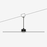 Faro Ventilador techo MINI PUNT 3 palas madera 90cm 10W regulable 33821-1TW