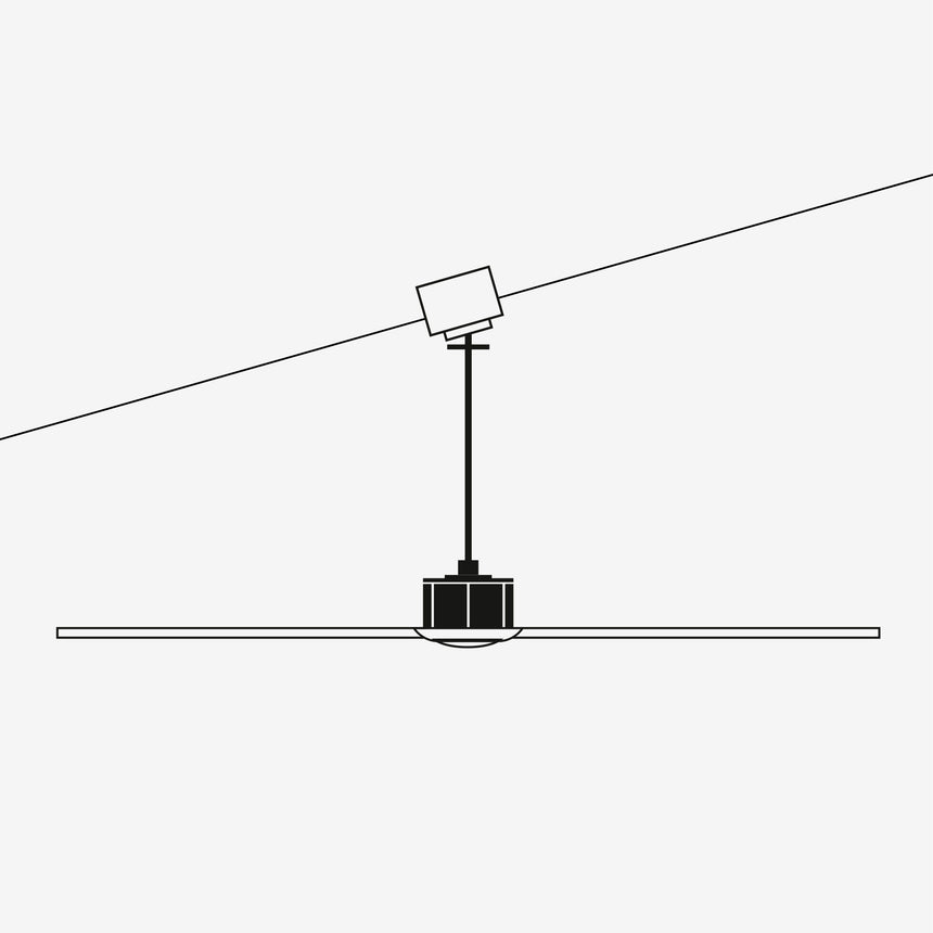 Faro Ventilador techo MINI PUNT 3 palas madera 90cm 10W regulable 33821-1TW