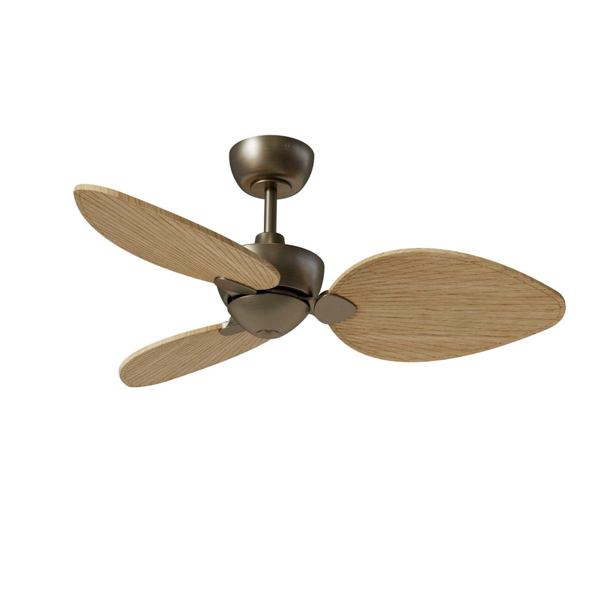 Ventilador de techo con luz Sulion Alma LED bronce motor DC 
