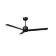 Ventilador de techo con luz Sulion Anne negro Ø127cm