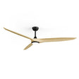 Ventilador de techo con luz Sulion Nova LED madera motor DC 
