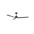 Ventilador de techo con luz Sulion Anne negro Ø160cm