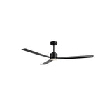 Ventilador de techo con luz Sulion Anne negro Ø160cm