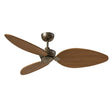 Ventilador de techo con luz Sulion Alma LED bronce motor DC 