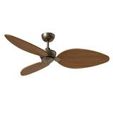 Ventilador de techo con luz Sulion Alma LED bronce motor DC 