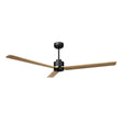 Ventilador de techo con luz Sulion Anne negro Ø160cm