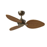 Ventilador de techo con luz Sulion Alma LED bronce motor DC 