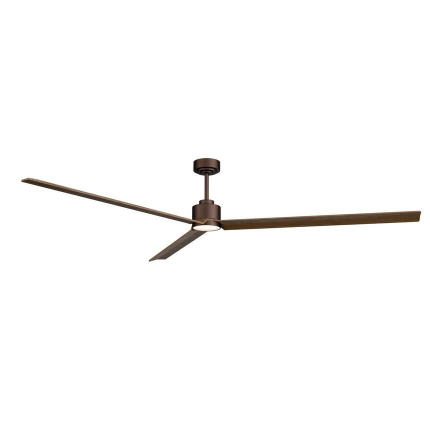 Ventilador de techo con luz Sulion Anne LED madera motor DC 