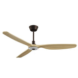 Ventilador de techo con luz Sulion Balcony LED madera motor 