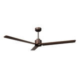 Ventilador de techo con luz Sulion Anne LED madera motor DC 