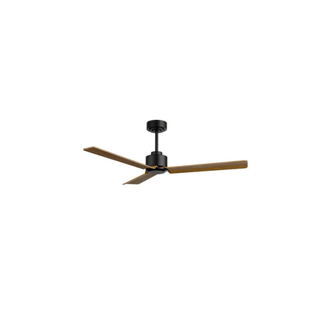 Ventilador de techo con luz Sulion Anne 160cm LED negro y madera motor DC CCT 2245836