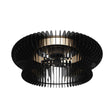 Ventilador de techo con luz Sulion Daya Style LED negro moto
