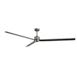 Ventilador de techo con luz Sulion Anne LED grafito motor DC