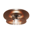Ventilador de techo con luz Sulion Daya Style LED bronce mot