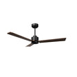 Ventilador de techo con luz Sulion Anne negro Ø127cm