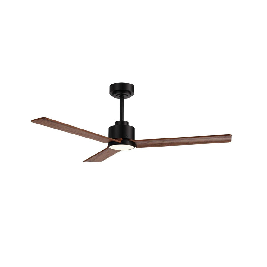 Ventilador de techo Sulion Anne 160cm negro y madera oscura motor DC 2245560