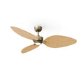 Ventilador de techo con luz Sulion Alma LED bronce motor DC 