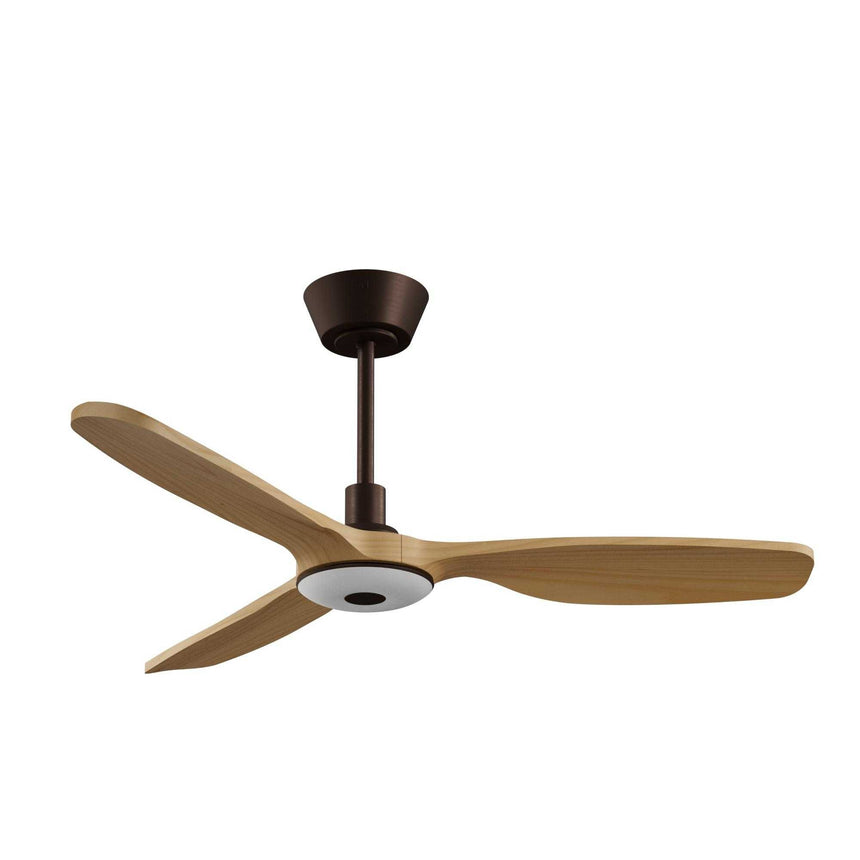 Ventilador de techo con luz Sulion Balcony LED madera motor 